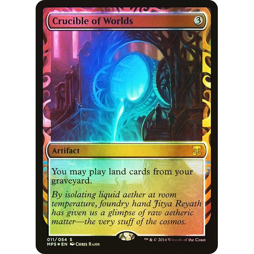 MTG Proxy Card - Crucible of Worlds (Foil) | Kaladesh Inventions (MPS ...