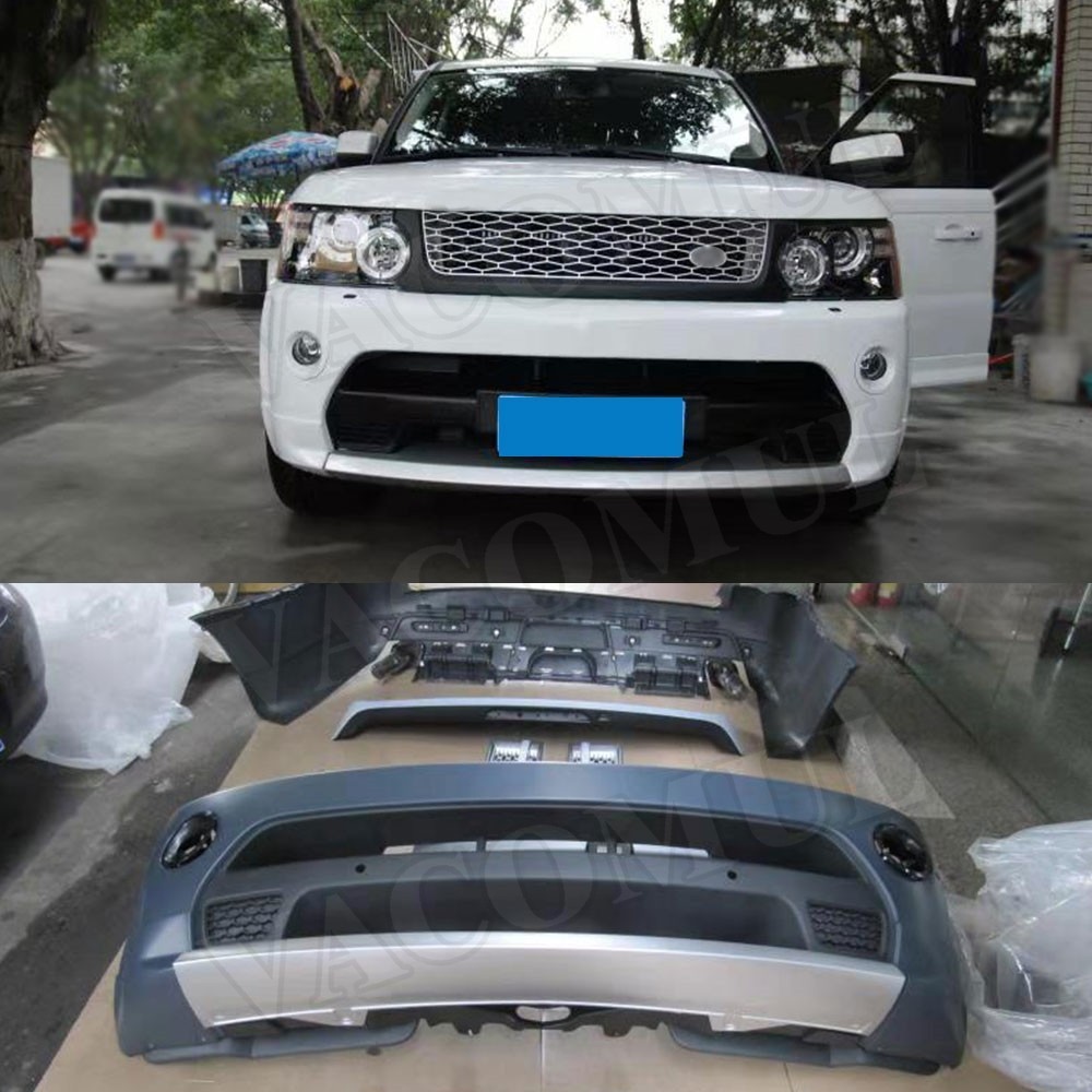 PP Car Body Kits Front Bumper Grills Rear Bumper for Land Rover Range ...