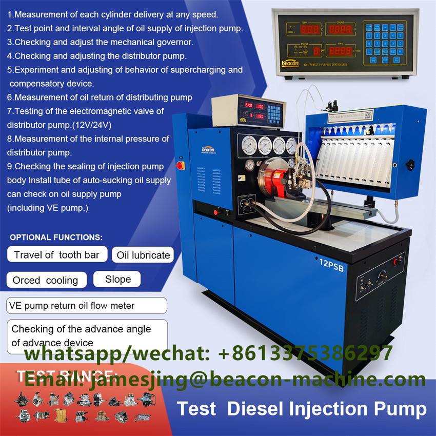 Global Diesel 12PSB Diesel Injector Calibration Machine Fuel Injection ...