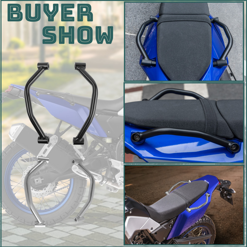 Tenere700 Rear Grab Bars Seat Pillion for Yamaha Tenere 700 2019-2023 ...