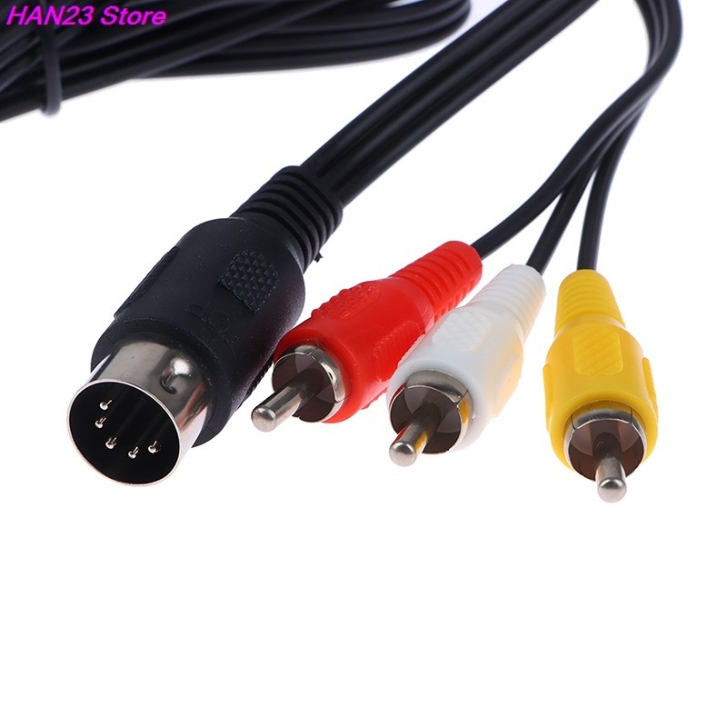 New 1PC Innovative High Quality AV Audio Video Cable Black 1.8M ...