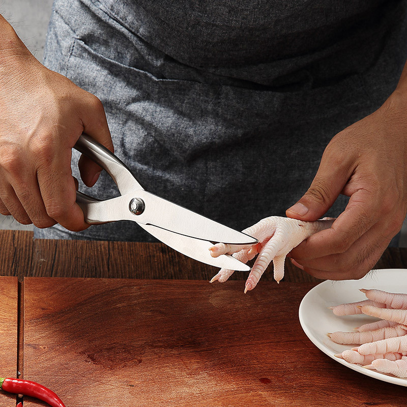 Kithen Scissors Stainless Steel Kitchen Gadget Shear Fish Duck Cut ...