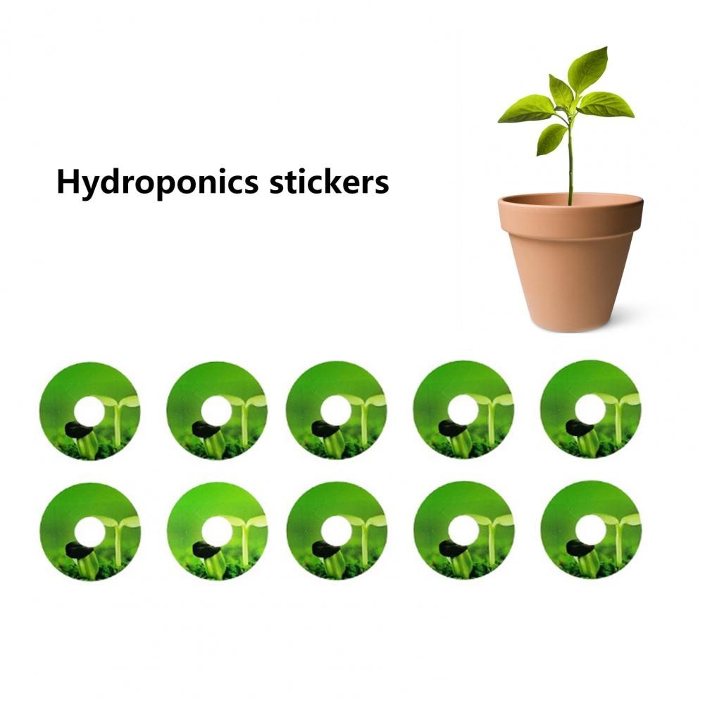 10 Sheets Hydroponic Cup Sticker Self-Adhesive Plant Pot Labels Easy ...