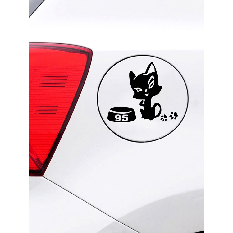 S50715# Various Sizes/Colors Car Stickers Vinyl Decal Cat Gasoline 95 ...