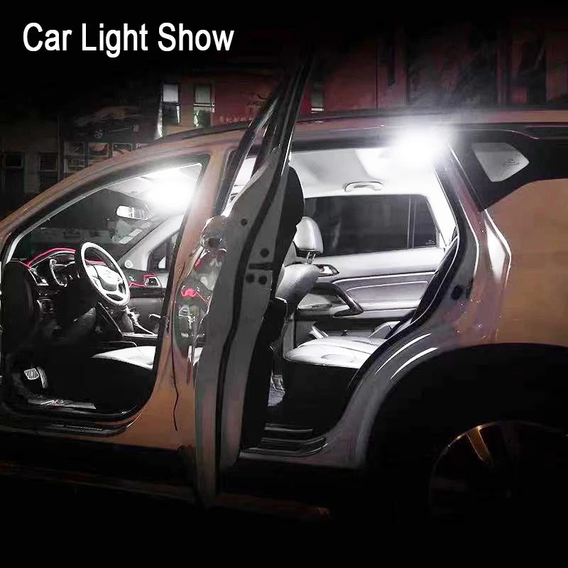 4pcs/set Panel Led Dome Reading Light Map Lamp COB 48SMD Car Interior ...