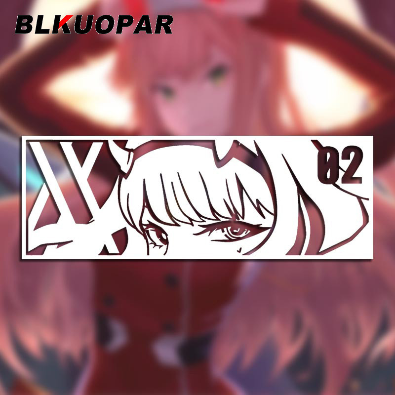 BLKUOPAR for Zero Two Eye Darling In The Franxxx Car Stickers Anime ...