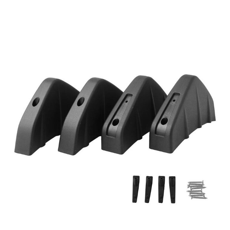 4pcs Car Rear Bumper Diffuser Spoiler ABS Rear Bumper for Land Rover ...