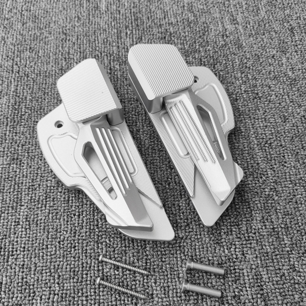 Motorcycle Foot Step Extended Pedal Footrest Extender CNC Aluminum ...