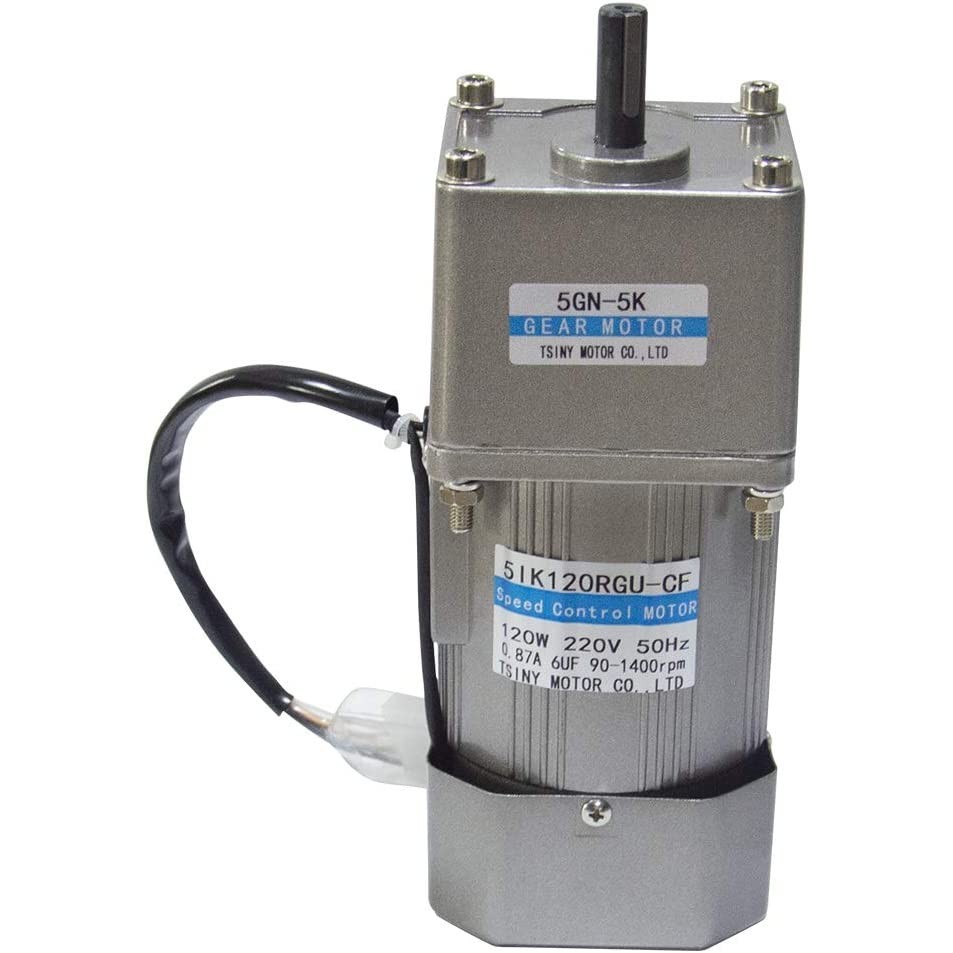 Bemonoc High Torque AC Motor 110V 50/60HZ 54 RPM 120Watts Variable ...