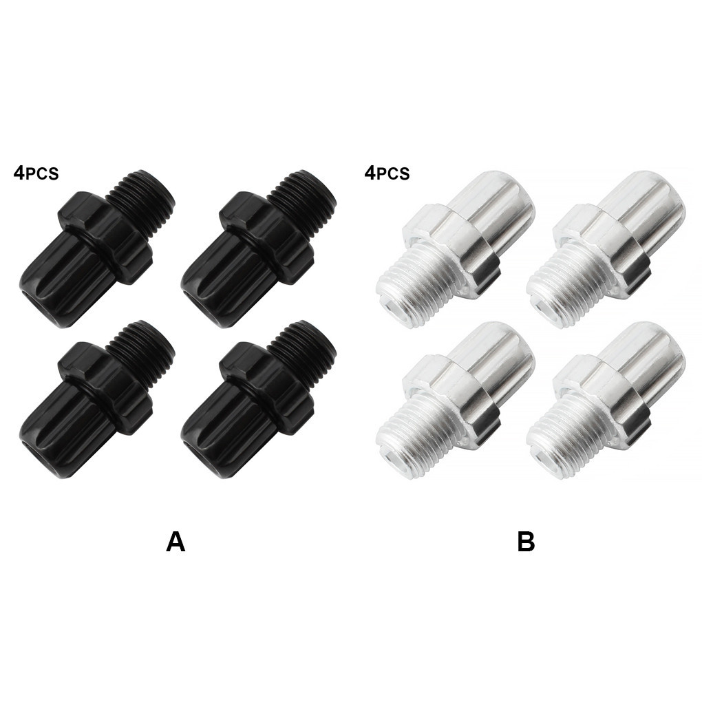 thumbnail image 2 of 8-Pack Black Bicycle Brake Adjustment Screws - 10mm Aluminum Alloy Brake Lever Adjusters 2 of 11