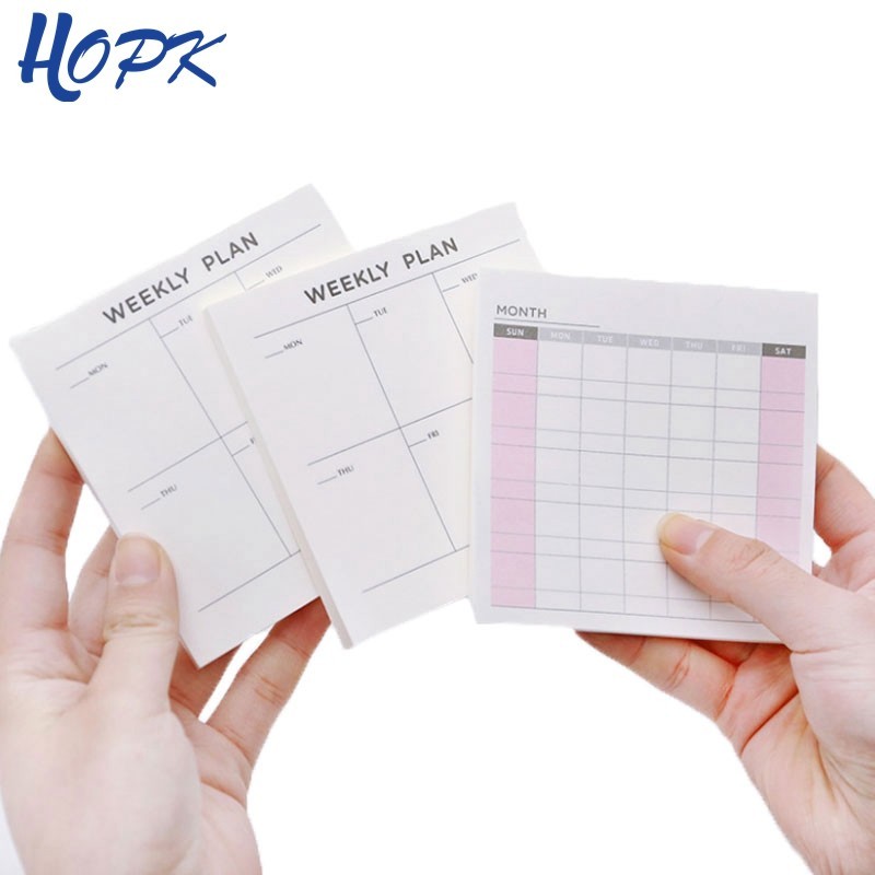 1 PC Cute Kawaii Weekly Monthly Work Planner Book Diary Agenda Filofax ...