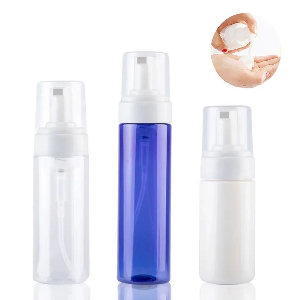 2pc 100ml 150ml 200ml Empty Liquid Soap Foaming Pump Plastic PET