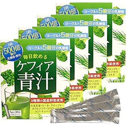 Kefir green juice that you can drink every day (packet type), 30 ...