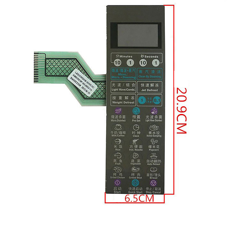 Function Menu Keypad Microwave Oven Control Panel Switch Accessories ...