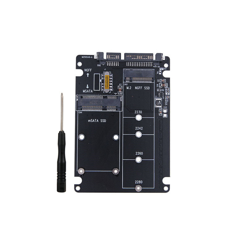 M2 enclosure Portable M2 SSD Case with mSATA to USB Adapter for Quick ...
