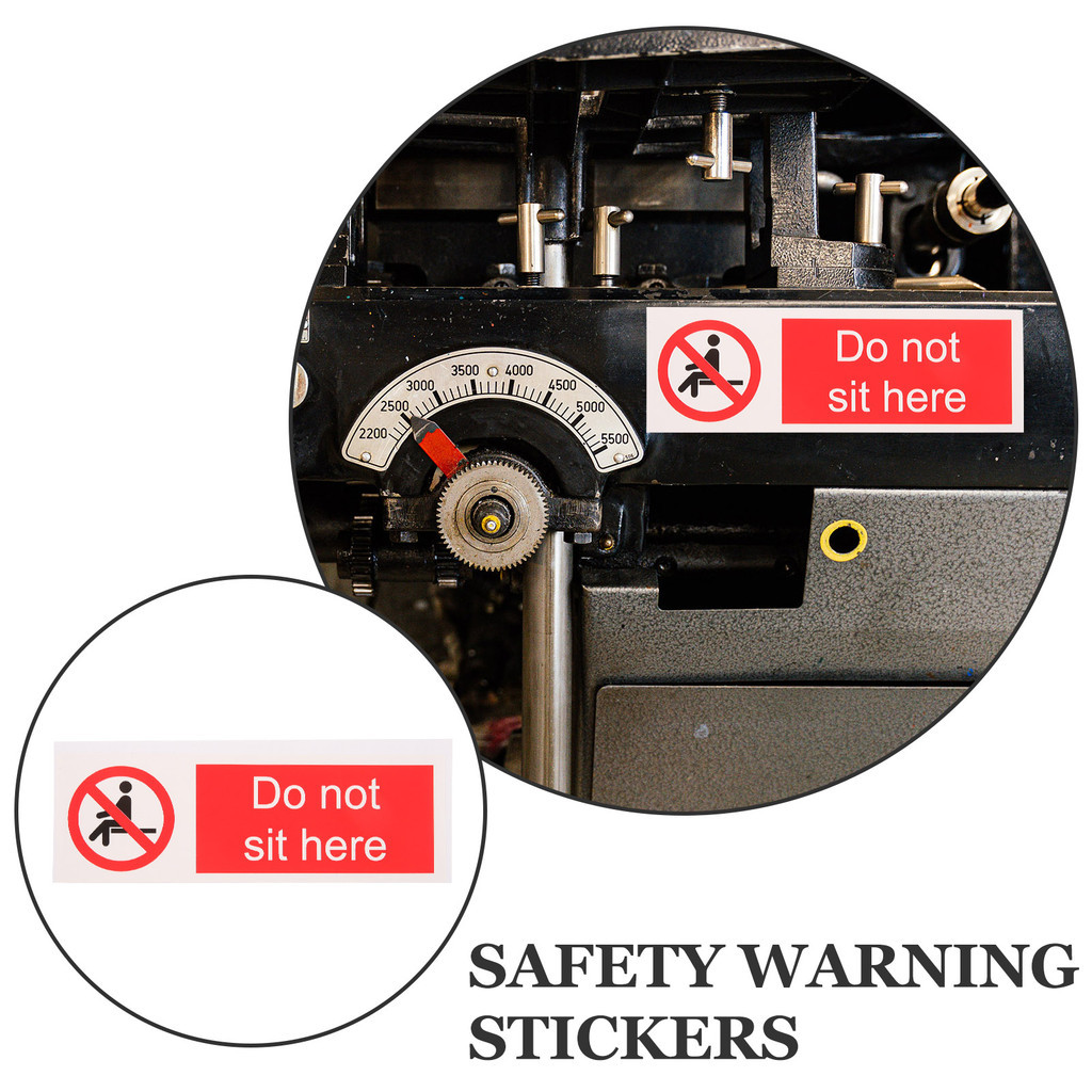 Do Not Sit Here Sign Sticker Adhesive Caution Decal Do Not Sit Here ...