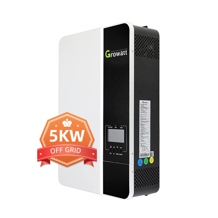 5kw off grid hybrid inverter growatt 3kw solar power Growatt spf 5000 ...