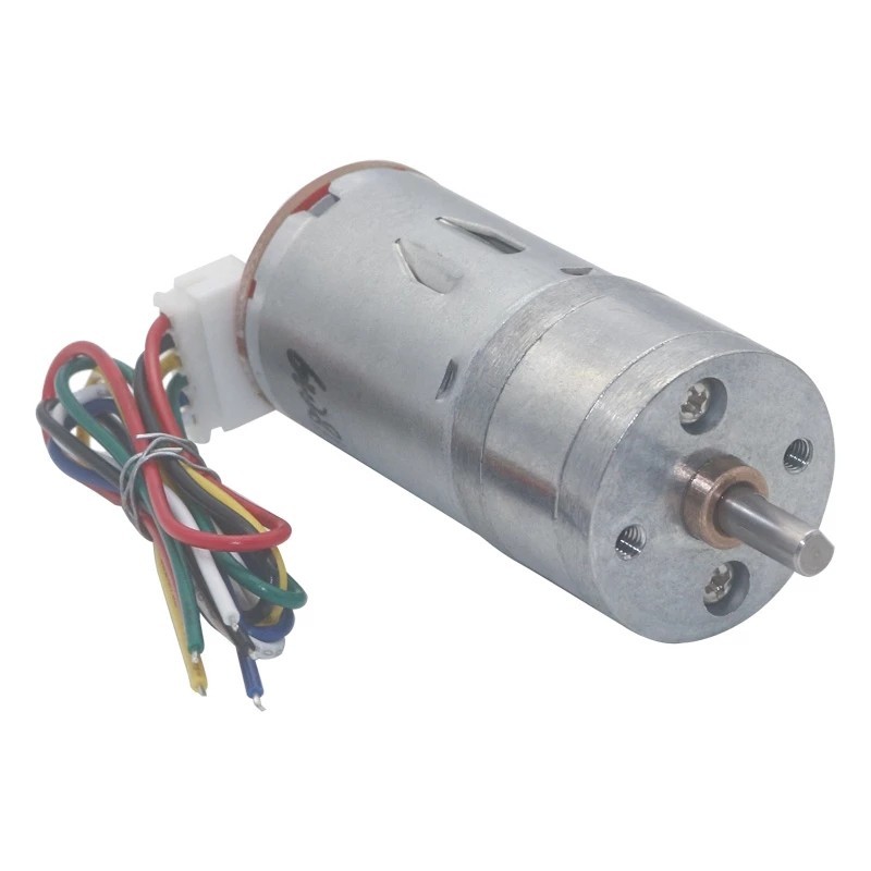 DC 6v 12v 24v High Torque Electric Motor Gear Motor with Encoder MM QFN ...