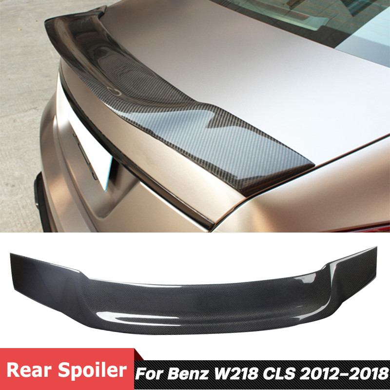 웃R Style Carbon Fiber Material Trunk Wing Rear Spoiler For Benz W218 ...
