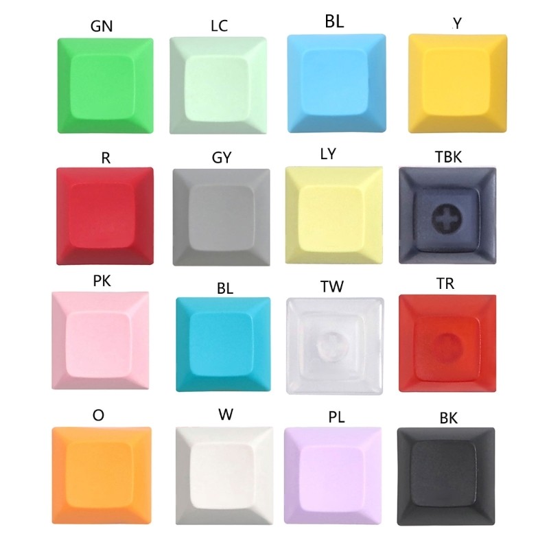 ⚔20PCS DSA Keycaps Thick PBT DSA 1U Height Keycap Set Blank Personality ...