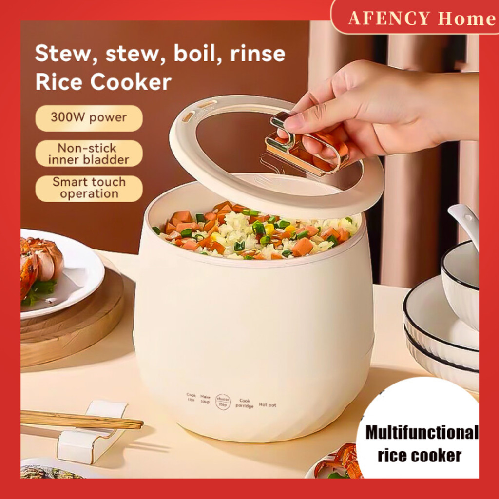 2.2 L Mini Rice Cooker Non-Stick Inner Pot 1.8L Multi-Function Rice ...