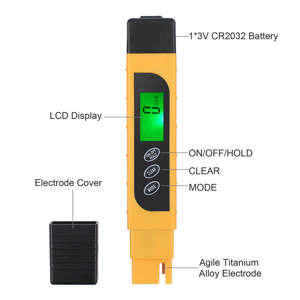 PROSTER Water Test Meter TDS EC Temperature Pen Meter Water Quality ...