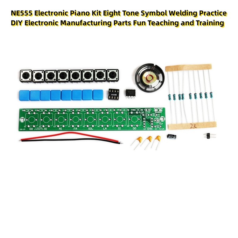 NE555 Electronic Piano Kit Eight Tone Symbol Welding Practice DIY ...