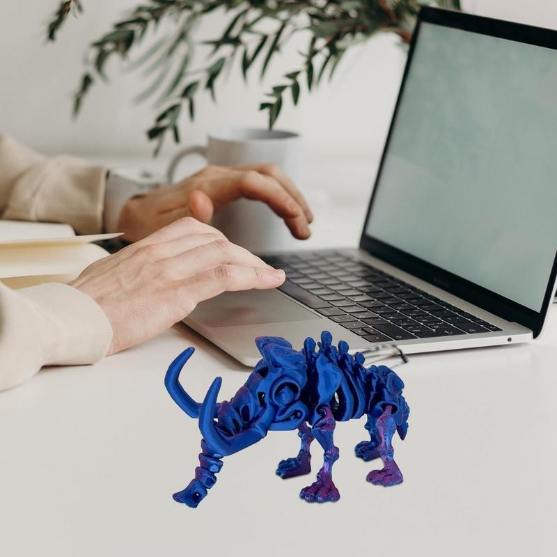 3D Printed Elephant Multi-Joint Ancient Elephant Fidget Articulated ...
