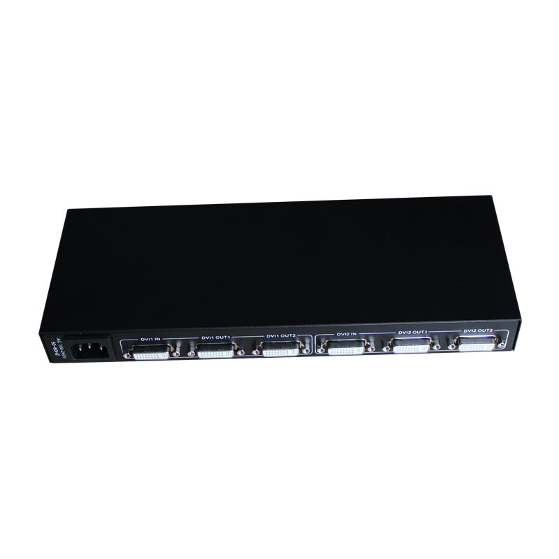 DVI Splitter 2x4 1080P 1 Input 2 Output Support PC TV for Multiple ...