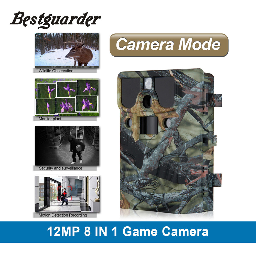 ♦8 in 1 12mp HD 1080P hunting scouting camera call function IP66 long ...