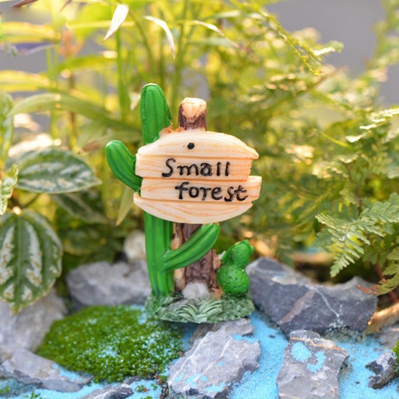 Cactus Miniature Landscape Fake Cactus Mini Landscape Figurine Cactus ...