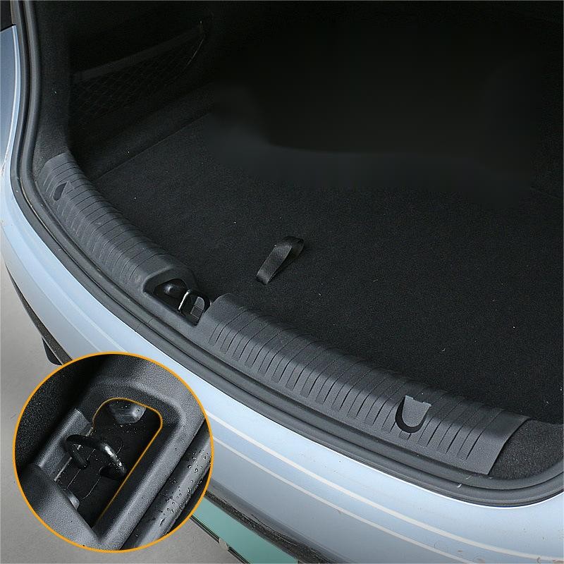 Car trunk protection kit modification ABS+TPE material trunk sill strip