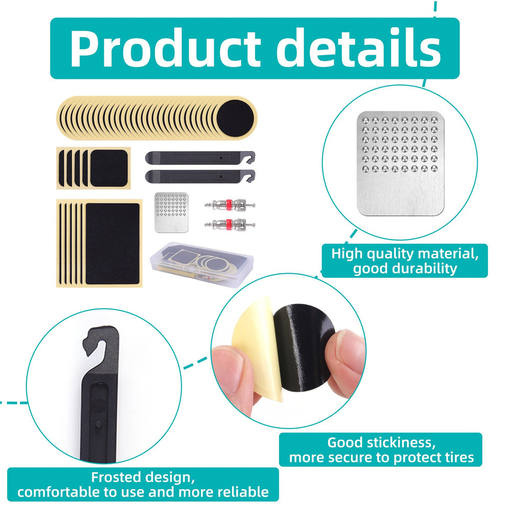 Bike Inner Tube Repair Kit, Bike Tire Patch Kit, Bycicle Inner Tube