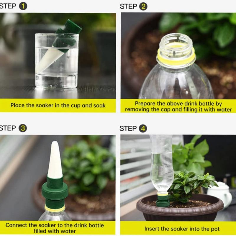 2pcs Dripping Device Set Watering Spikes Automatic Plant Drip ...