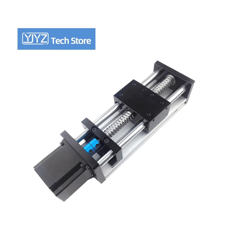 GGP Ball Screw Linear Slide Module Guide Rail Stepper Motor Double ...