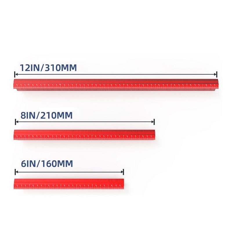 Architect Scale Ruler Aluminum Alloy Double-Sided Imperial Scale Ruler ...