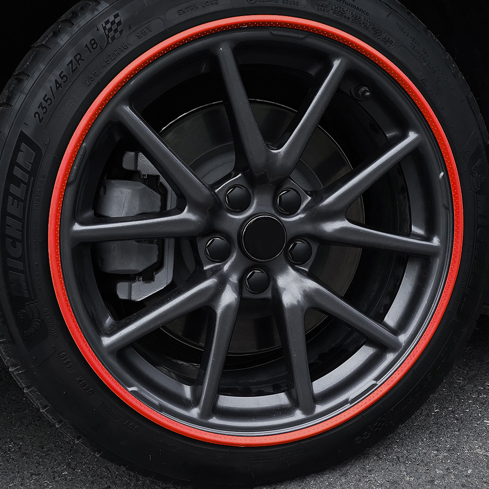 4PCS 18/19/20inch Car Vehicle Wheel Rims Edge Protector Ring Tire Guard ...