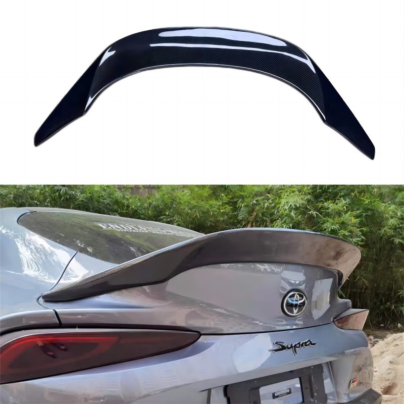 ♦Supra A90 GR TRD Style All Carbon Rear Tail Spoiler Trunk Wing Lip ...
