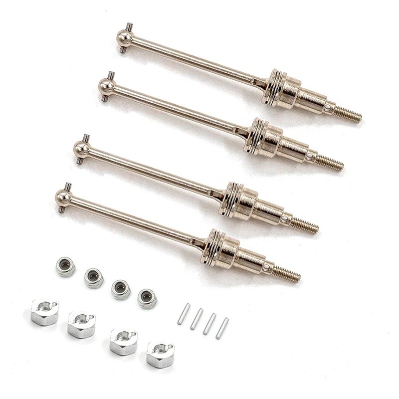 4Pcs Metal Drive Shaft CVD With Adapter For HAIBOXING HBX 18856 18857 18858 18859 1 18 RC Car U Cp Shopee Philippines