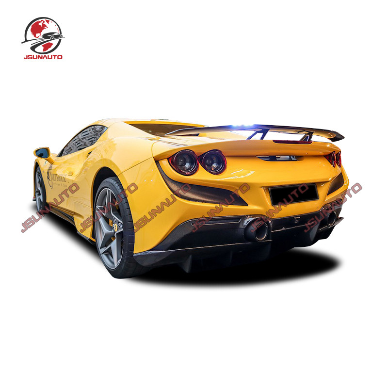 Dry Carbon Fiber Rear Diffuser For Ferrari F8 N Style Bodykit Carbon ...