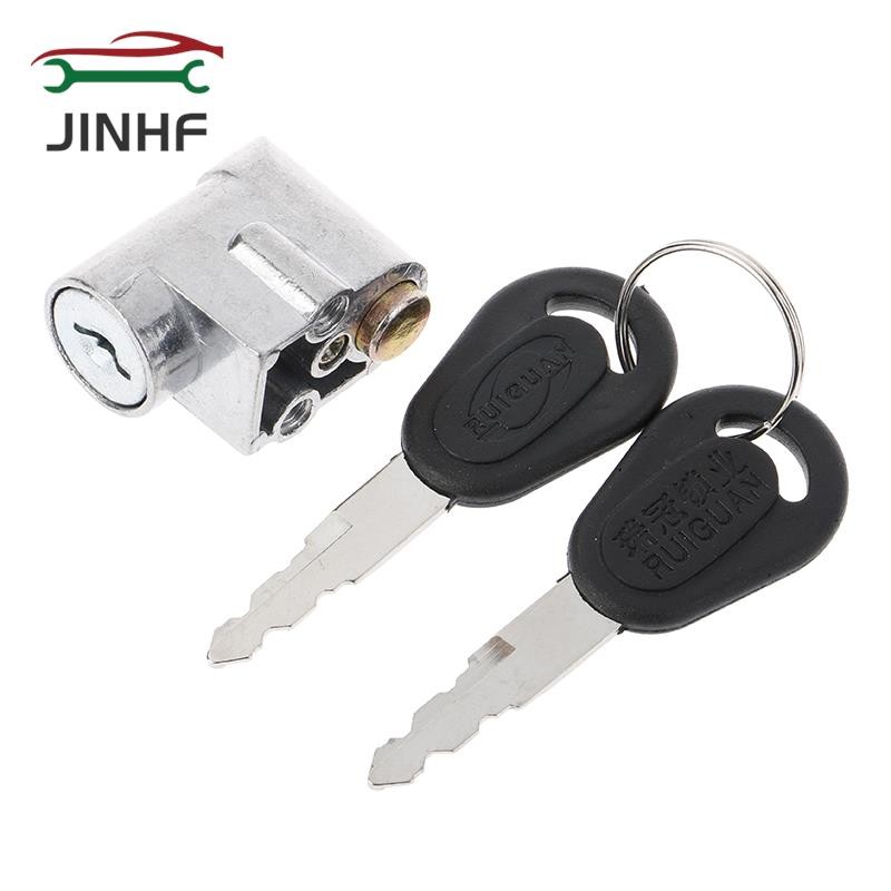 ♡1pc New Ignition Lock Battery Safety Pack Box Lock + 2 key For