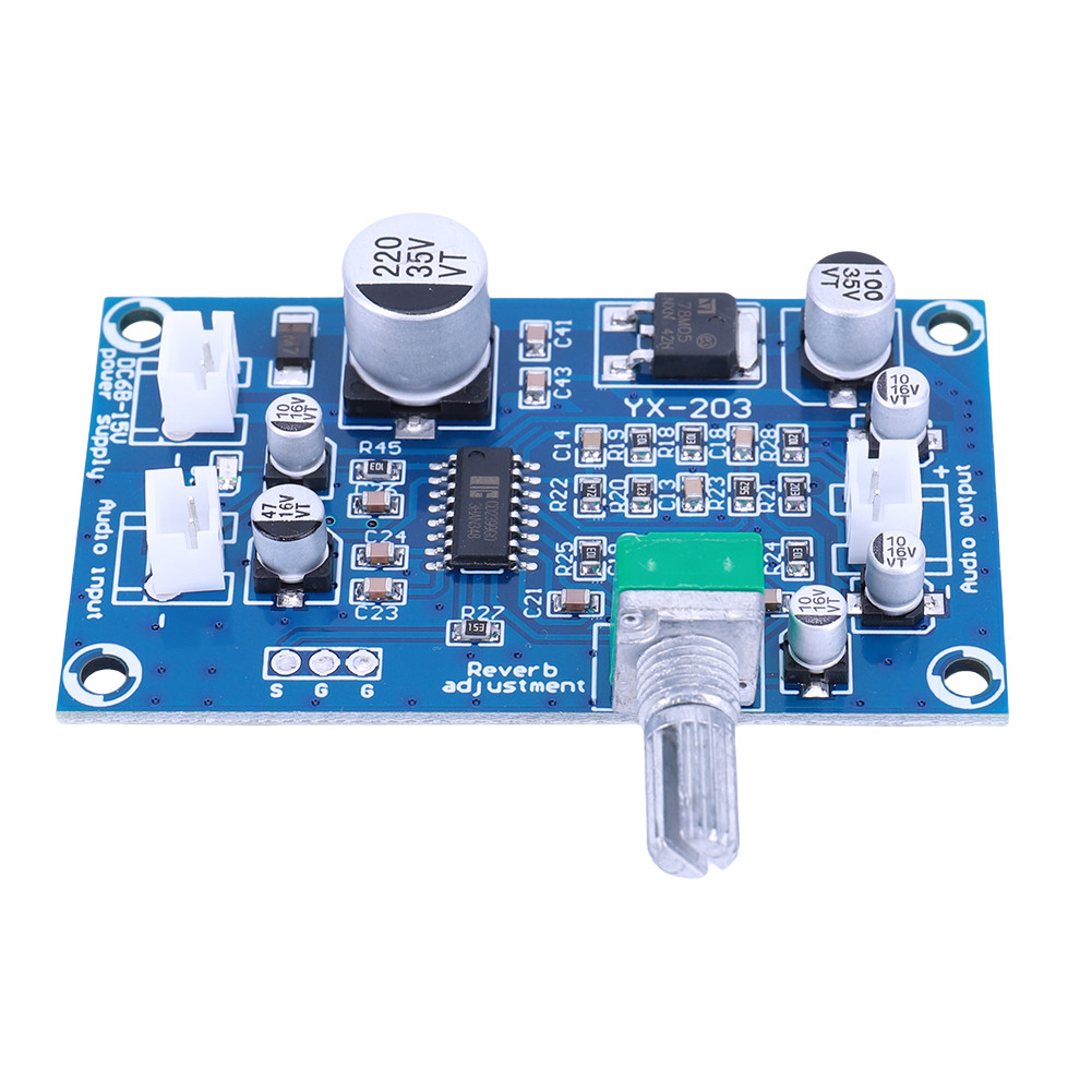 PT2399 Mono Amplifier Preamp Reverb DC6-15V M65831 Microphone Reverb ...