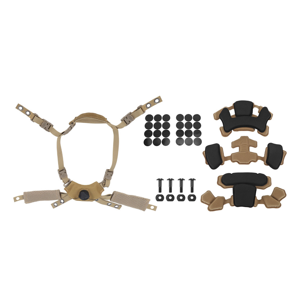 Helmet Padding Kit Comfortable Helmet Dial Suspension System Chin Strap ...