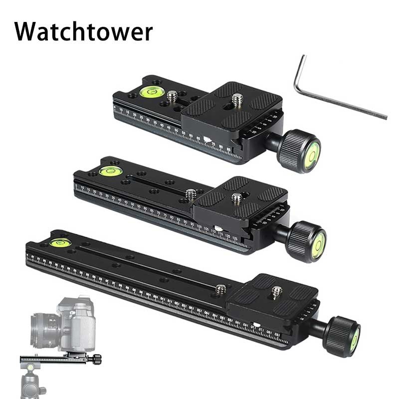 Slide Rail CameraTripod Quick Release Clamp Mount Adapter Dslr Support ...