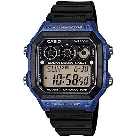 Casio Basic Digital Men's Watch AE-1300WH-2A Black Directly from Japan ...