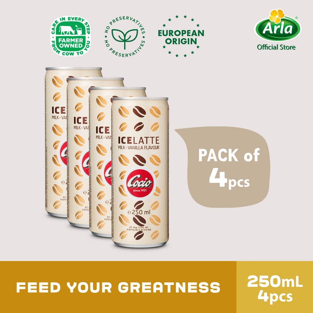 Cocio Ice Latte 250ml 4-Pack | Shopee Philippines