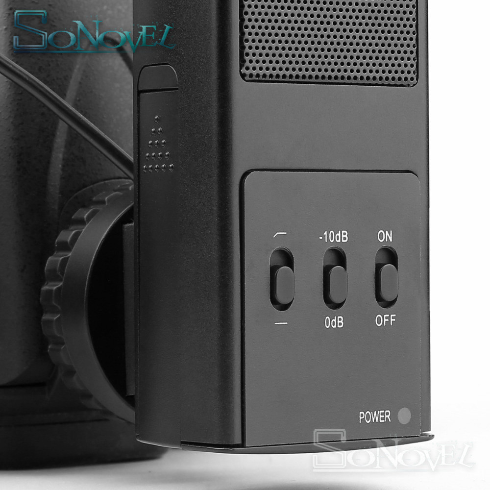 Professional DSLR Camera Stereo Microphone for Canon EOS R M2 M3 M5 M6 ...