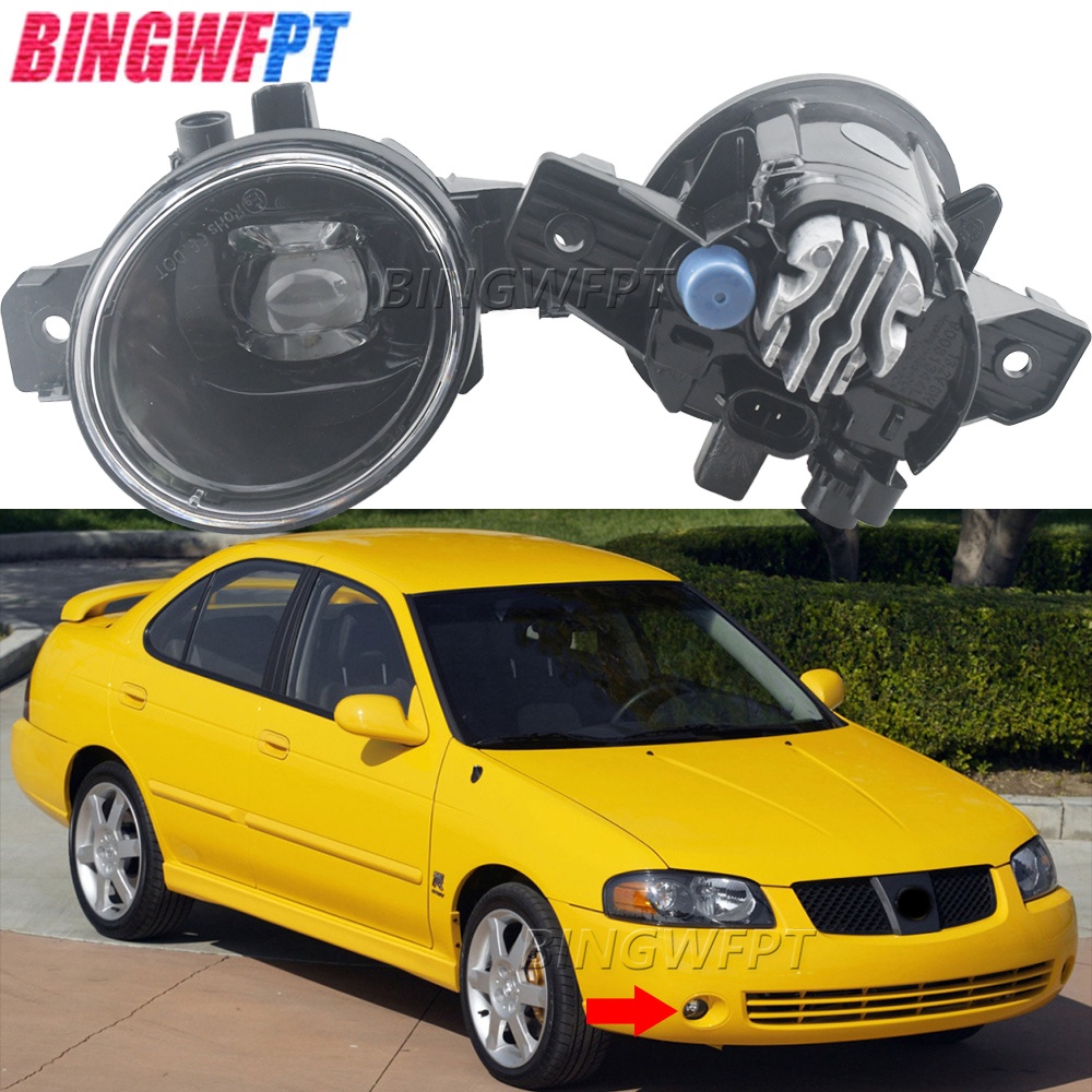 2PCS LED Lens Daytime Running Lights Assembly for Nissan Sentra B15