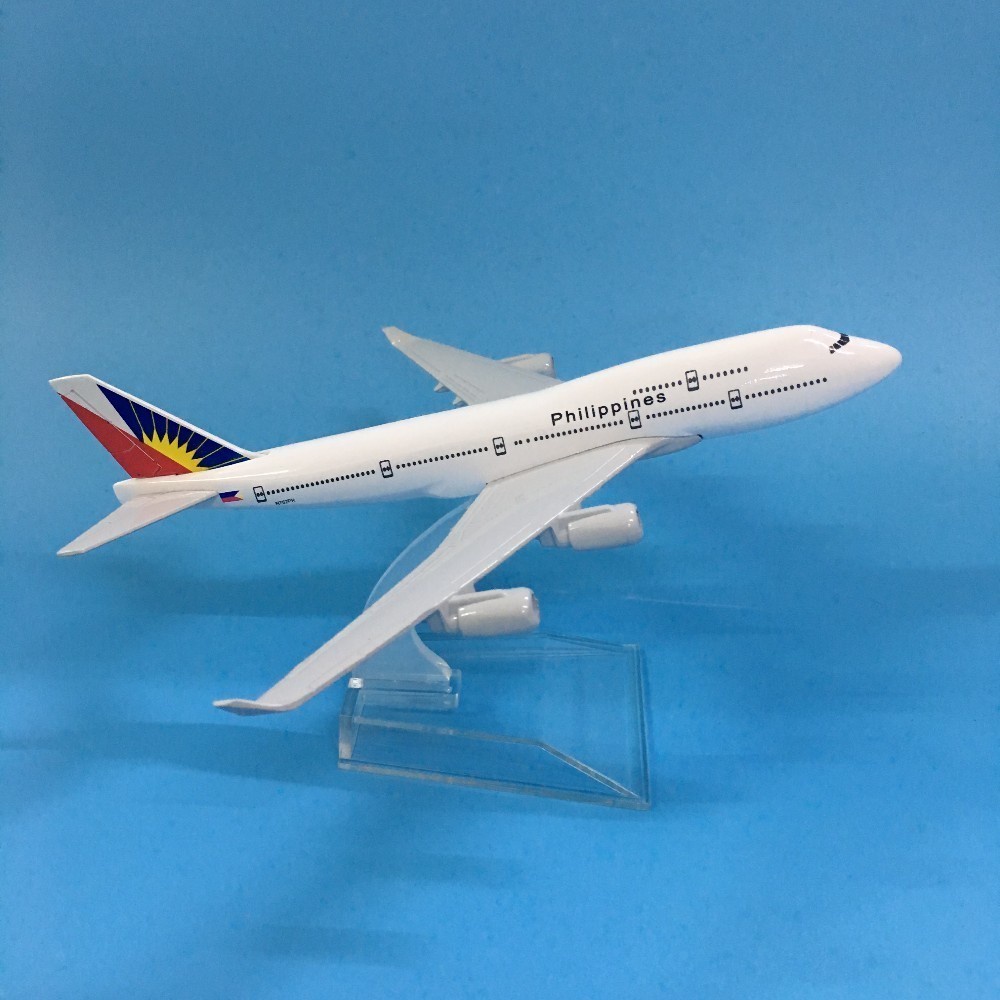 JASON TUTU Plane Model Airplane Model 16cm Philippines B777 Boeing 747 ...