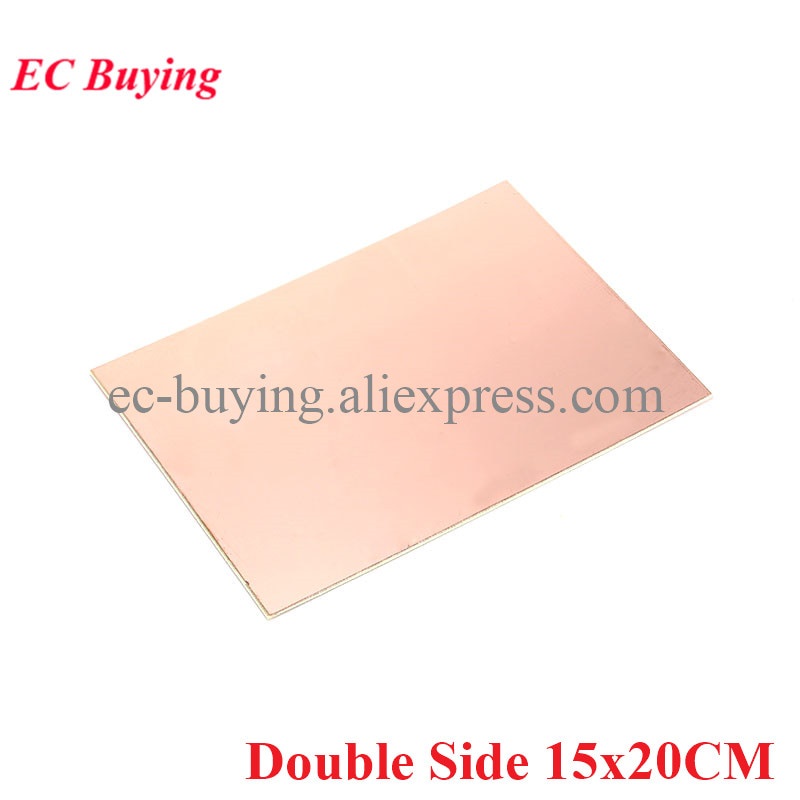 FR4 PCB 15*20cm Double Side Copper Clad plate DIY PCB Kit Laminate ...